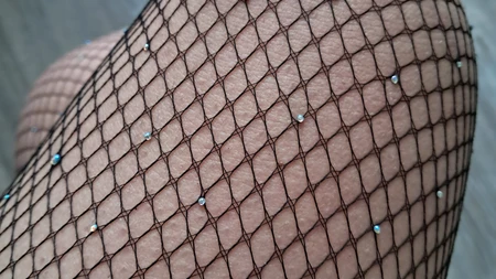 Guy in sexy fishnet tights - Image # 5